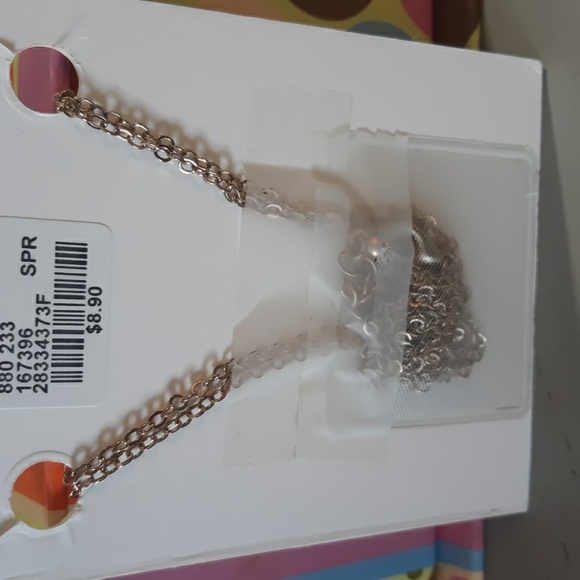 Girl's Flower & Rhinestone Necklace - Picture 4 of 10